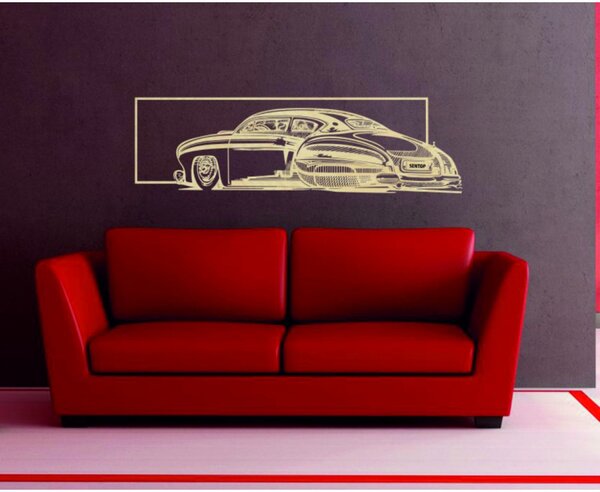Drevený obraz automobilového nadšenca I SENTOP PR0319