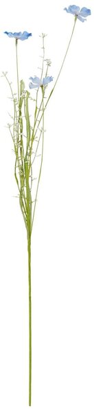 Umelé kvety modré/biele tóny 75 cm