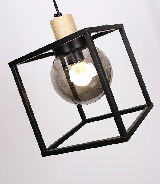 Závesný luster Retro pre žiarovku E27 – LED lustre a svietidlá > Lustre