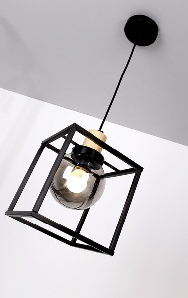 Závesný luster Retro pre žiarovku E27 – LED lustre a svietidlá > Lustre