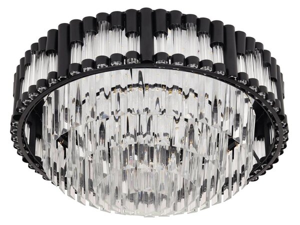 Brilagi - LED stmievateľné stropné svietidlo CROWN LED/41W/230V priemer 48 cm čierne + DO