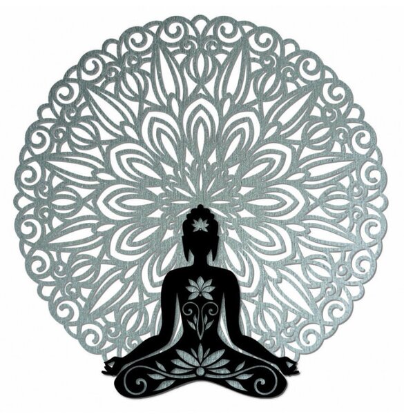 Sentop - 3D Obraz na stenu Buddha v mandale 50, 70, 90 cm I SENTOP PR0367