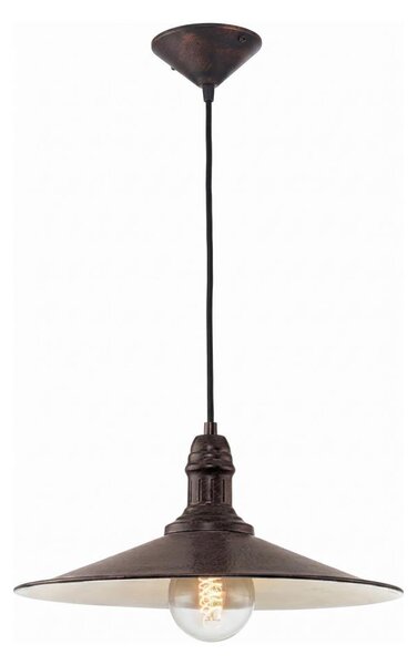 Brilagi - Závesné svietidlo na kábli FORGE 1xE27/60W/230V pr. 36 cm hnedé