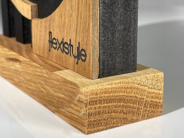 Dekorstudio Dekorstudio Drevené stolové hodiny Black Oak