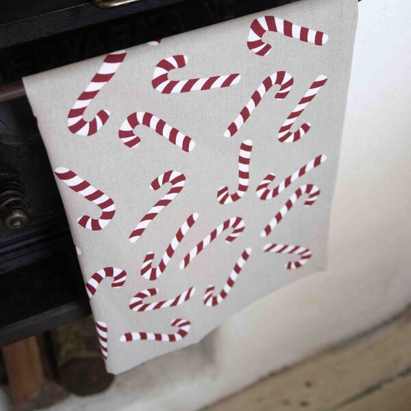 Bavlnená utierka Candy Cane 70 × 50 cm