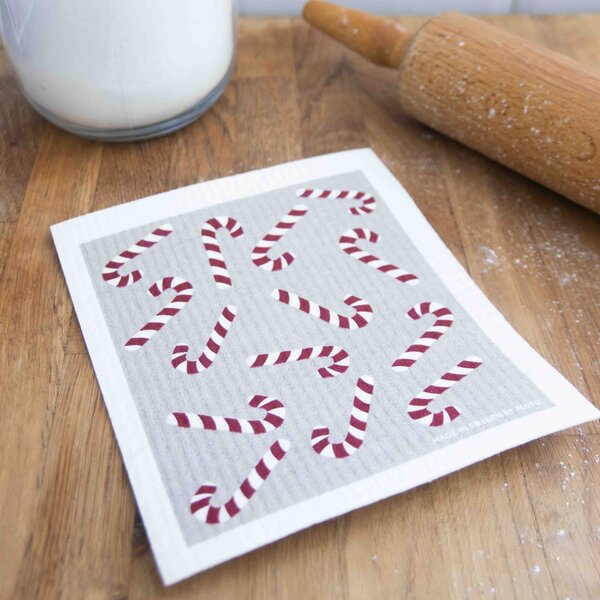 Prírodná utierka Candy Cane