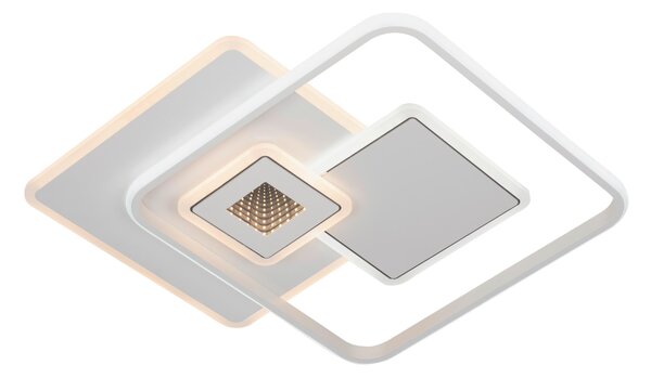 STROPNÉ LED SVIETIDLO, 50,3/50,3/6 cm Novel - Interiérové svietidlá