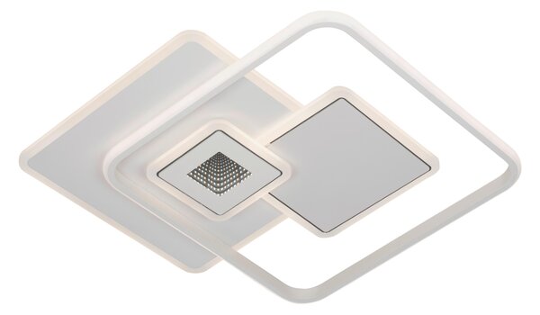 STROPNÉ LED SVIETIDLO, 50,3/50,3/6 cm Novel - Interiérové svietidlá