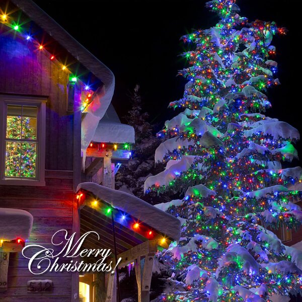 Vianočné svetielka vonkajšie FLASH multicolor 100 LED