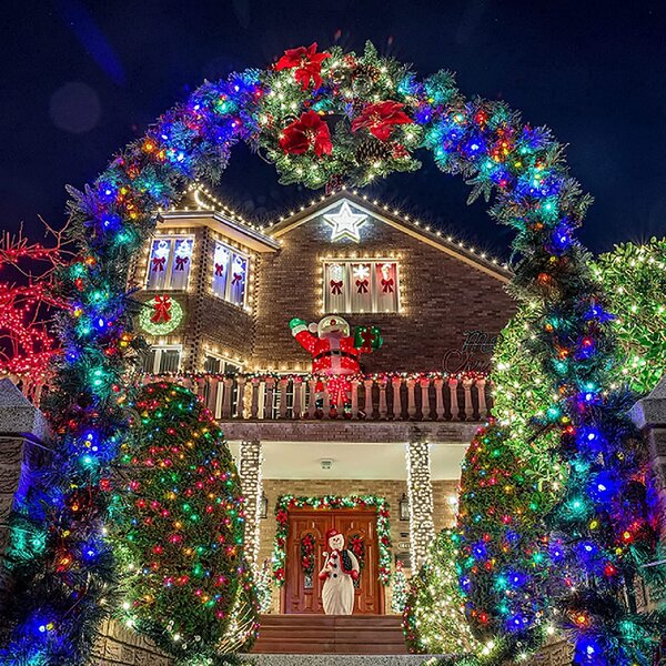 Vianočné svetielka vonkajšie FLASH multicolor 100 LED