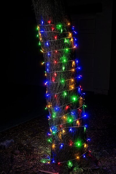 Vianočné svetielka vonkajšie FLASH multicolor 100 LED