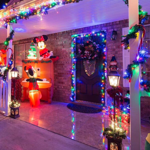 Vianočné svetielka vonkajšie FLASH multicolor 100 LED