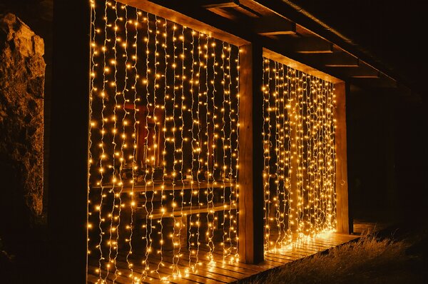 Vianočné svetielka vonkajšie FLASH teplá biela 100 LED