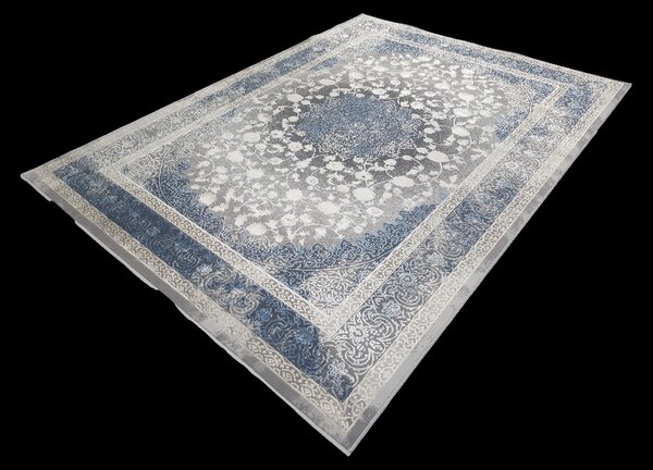 BE Koberec Deluxe 9091 NAVY – námornícky modrý obdĺžnikový Rozmer: 60x100 cm