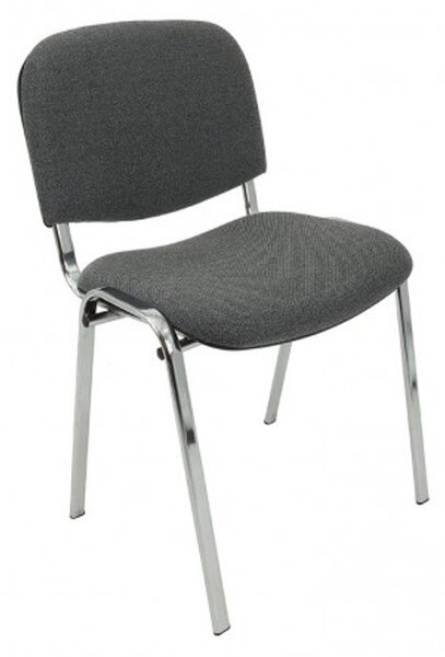 Konferenčná stolička ISO CHROM Sivá