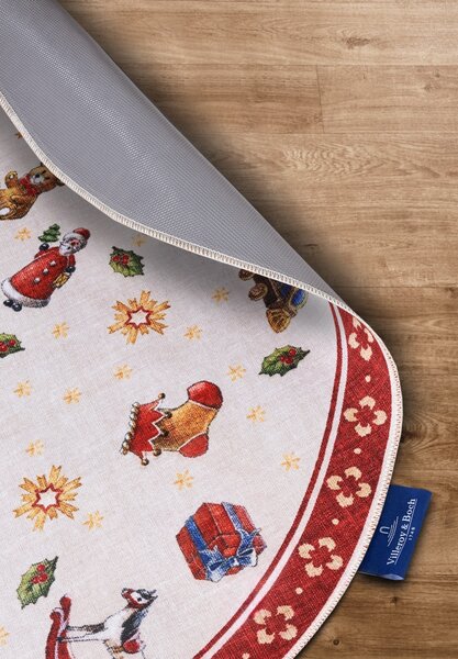 Villeroy & Boch , Kusový koberec Toy's delight s potlačou 106192 Red, Multicolor kruh, 150x150 (priemer) kruh, červená, obývacia izba