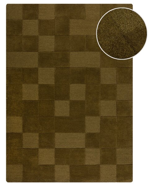 Flair Rugs , Kusový koberec Moderno Checkerboard Green, 120x170, zelená, chodba / predsieň
