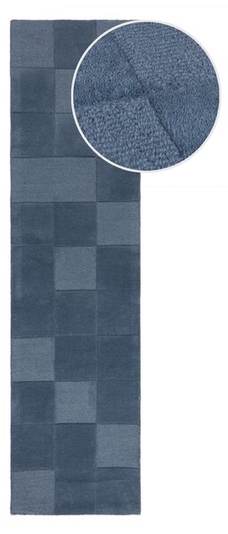 Flair Rugs , Behúň Moderno Checkerboard Blue, 60x230, modrá, chodba / predsieň