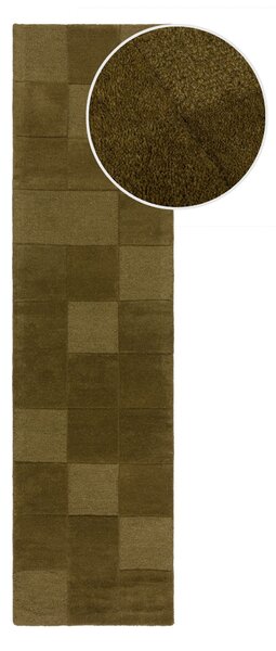Flair Rugs , Behúň Moderno Checkerboard Green, 60x230, zelená, chodba / predsieň