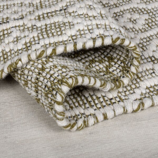 Flair Rugs , Ručne tkaný kusový koberec Nur Wool Dream Green, 80x150, zelená, obývacia izba