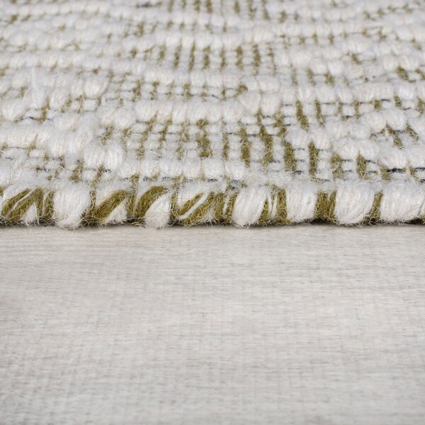Flair Rugs , Ručne tkaný kusový koberec Nur Wool Dream Green, 80x150, zelená, obývacia izba