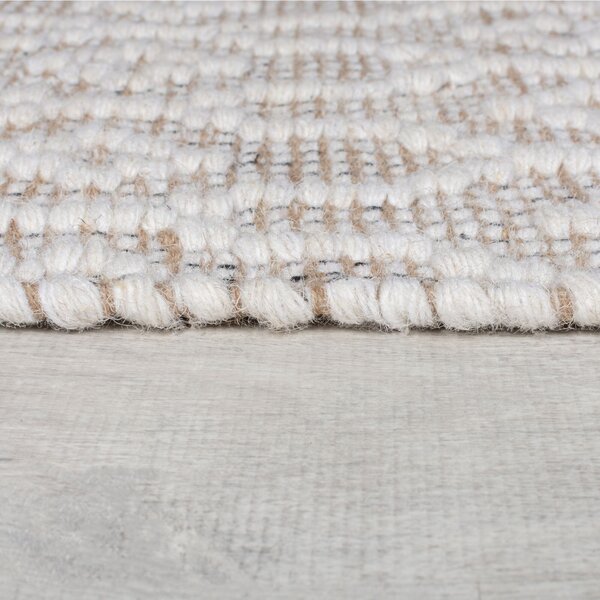 Flair Rugs , Ručne tkaný kusový koberec Nur Wool Dream Natural, 80x150, béžová, obývacia izba