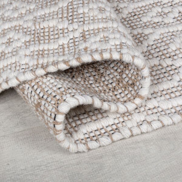 Flair Rugs , Ručne tkaný kusový koberec Nur Wool Dream Natural, 80x150, béžová, obývacia izba