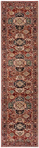 Flair Rugs, Behúň Sincerity Royale Gillingham Red, 60x230, červená, chodba / predsieň