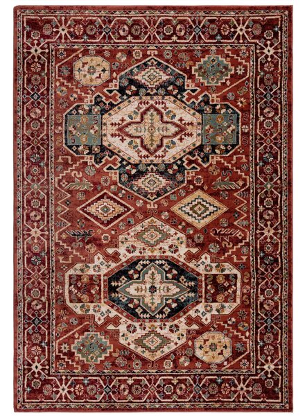 Flair Rugs, Kusový koberec Sincerity Royale Gillingham Red, 80x150, červená, obývacia izba