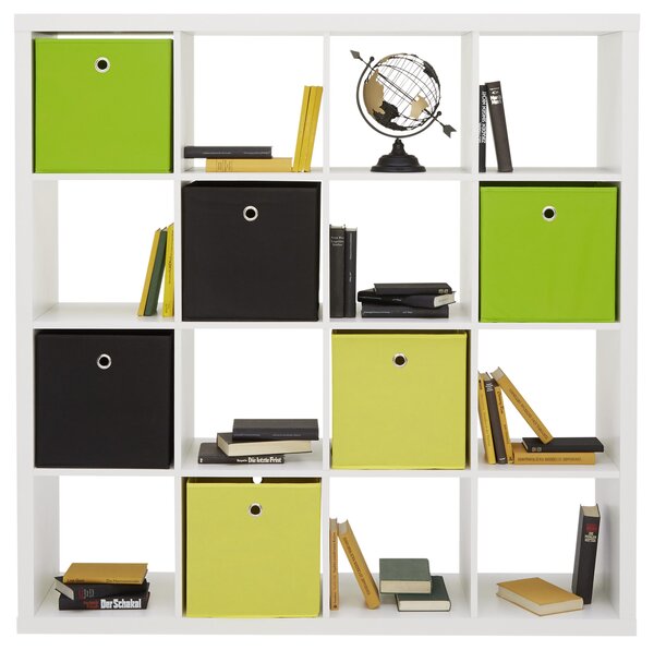 SKLADACÍ BOX, kov, textil, kartón, 32/32/32 cm Carryhome - Úložné boxy & dekoračné boxy