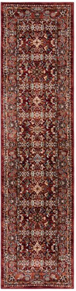 Flair Rugs, Behúň Sincerity Royale Sandford Red, 66x300, červená, chodba / predsieň