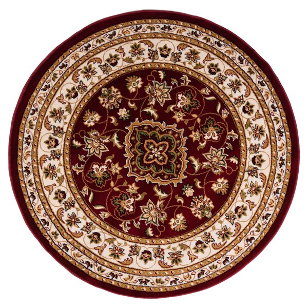 Flair Rugs , Kusový koberec Sincerity Royale Sherborne Red kruh, 133x133 (priemer) kruh, červená, kancelária