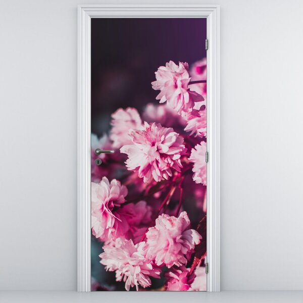 Fototapeta na dvere - Kvety stromu (95x205cm)