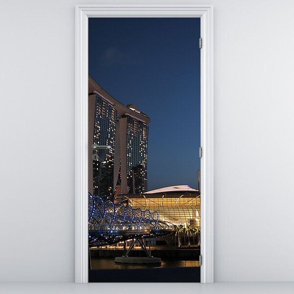 Fototapeta na dvere - Metropola (95x205cm)