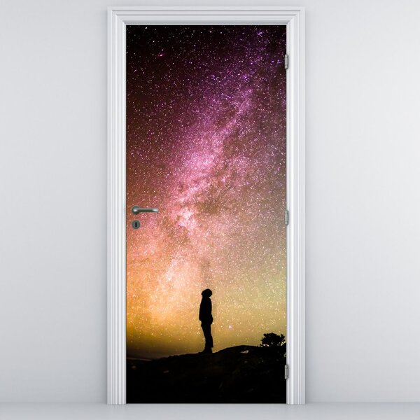 Fototapeta na dvere - Obloha plná hviezd (95x205cm)