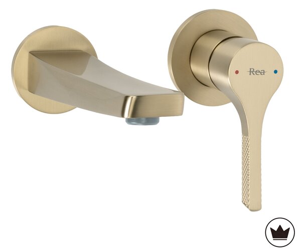 Podomietková umývadlová batéria REA Maxim Brush Gold + BOX