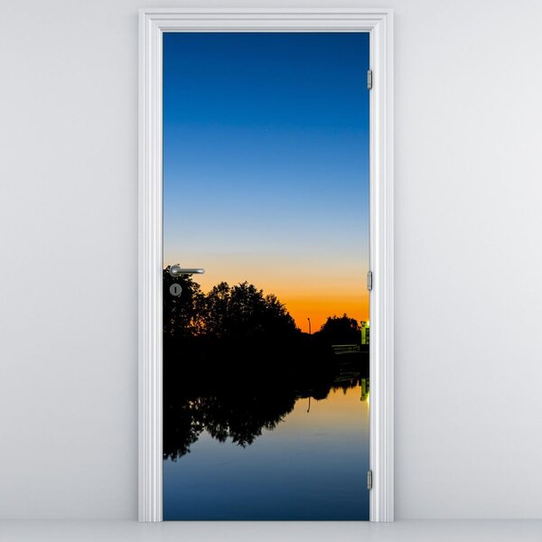 Fototapeta na dvere - Západ slnka (95x205cm)