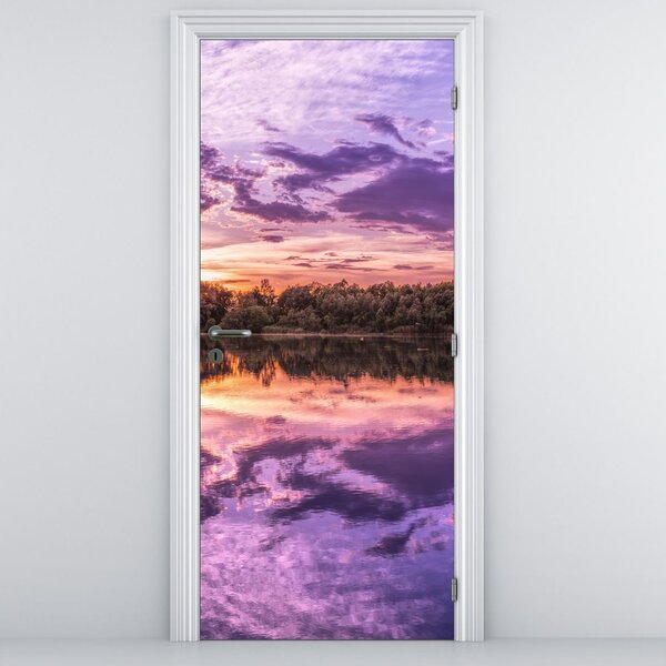Fototapeta na dvere - Fialové nebo (95x205cm)