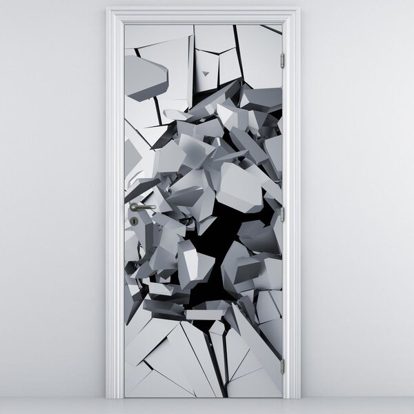 Fototapeta na dvere - Abstrakcia 3D (95x205cm)