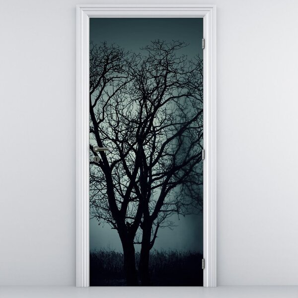 Fototapeta na dvere - Strom v zatmení (95x205cm)