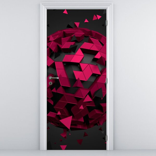Fototapeta na dvere - 3D abstrakcia (95x205cm)
