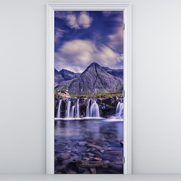 Fototapeta na dvere - Vodopád (95x205cm)