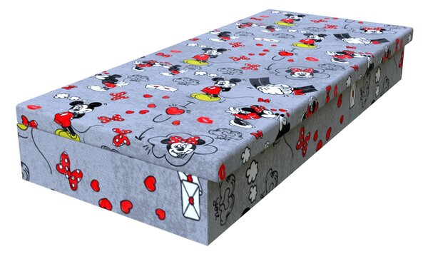Váľanda Mickey červená 200x80 cm molitanová