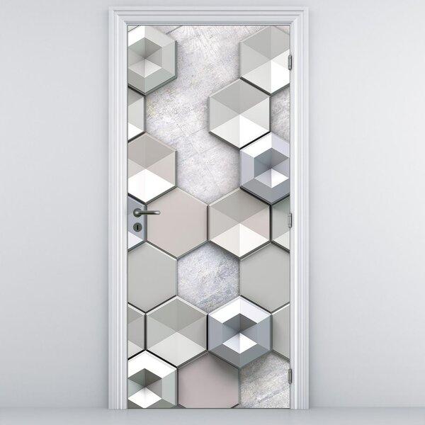 Fototapeta na dvere - 3D abstrakcia (95x205cm)