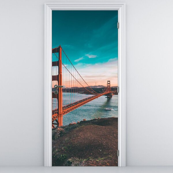 Fototapeta na dvere - Golden Gate (95x205cm)