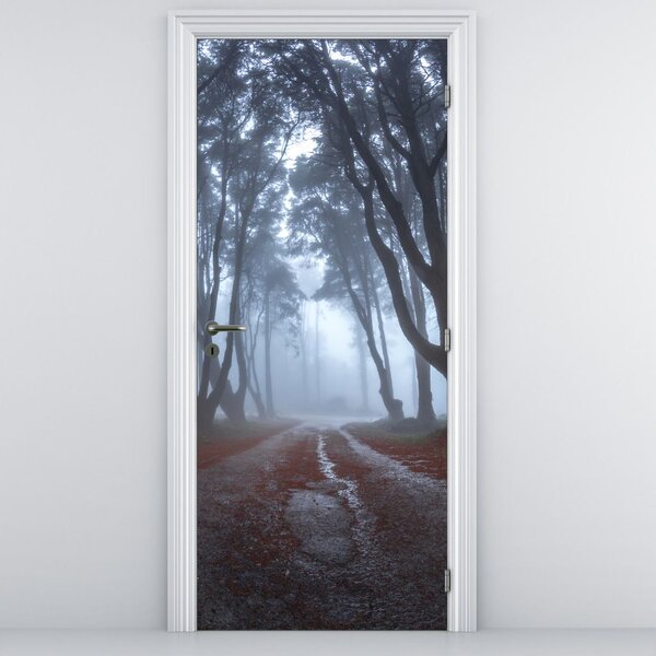 Fototapeta na dvere - Za daždivého dňa (95x205cm)