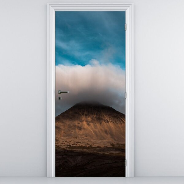 Fototapeta na dvere - Mrak nad vrcholkom (95x205cm)