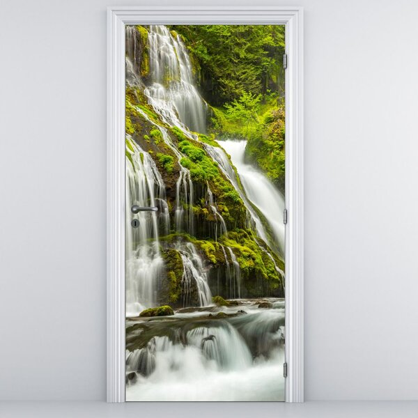 Fototapeta na dvere - Vodopád (95x205cm)