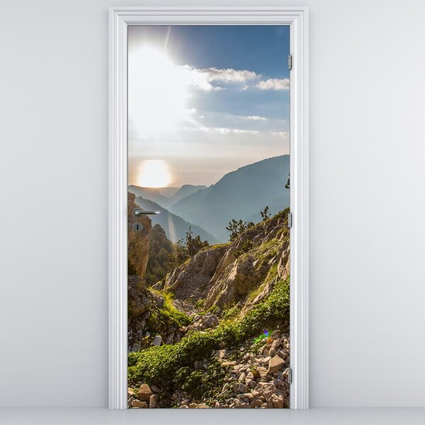 Fototapeta na dvere - Hora Olympus (95x205cm)