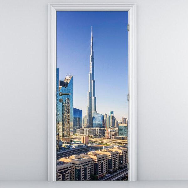 Fototapeta na dvere - Dubajské ráno (95x205cm)